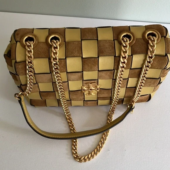 Tory Burch Kira Small Woven Convertible Shoulder Bag/Crossbudy - Picture 7 of 13